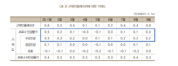 한은 "근원물가 품목의 70%가 코로나에 민감…여행비 등 수요민감물가가 좌우"