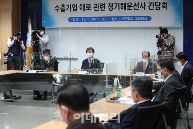 [포토]수출기업 애로 관련 정기해운선사 간담회