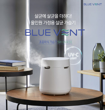 팅크웨어, 초음파 가습기 ‘블루벤트 SH-UV450’ 출시