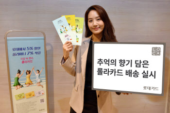 롯데카드, '롤라카드'에 롯데껌 3종 향기 담아 배송한다
