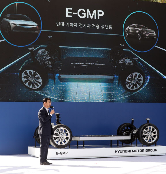 `1회 충전에 500km`‥현대차, 전기차 플랫폼 E-GMP로 전동화 가속