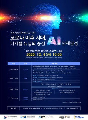 과기정통부, `AI 대학원 심포지엄` 개최…연구성과 공유