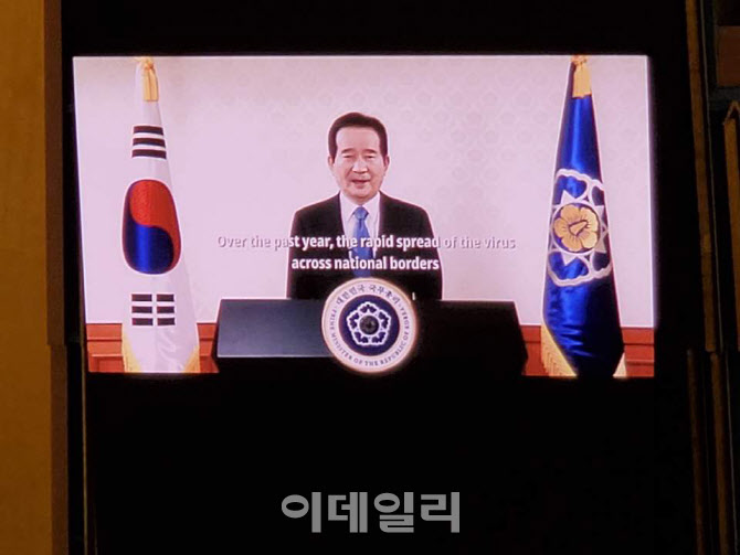 정 총리 "韓, 개도국 코로나 백신지원 1천만달러 기여 예정"