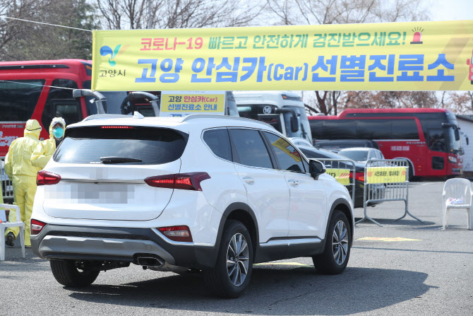고양시, 드라이브스루 ′안심카선별진료소′ 11일부터 재운영