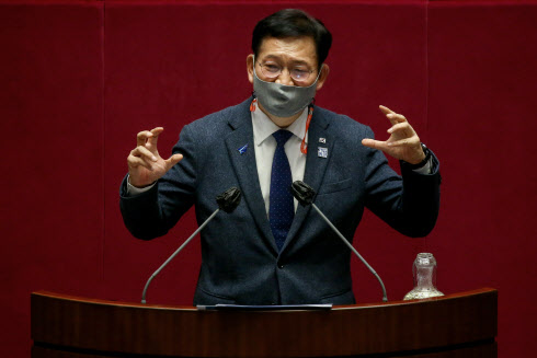 송영길 "핵무기 발언 취지 왜곡" 해명