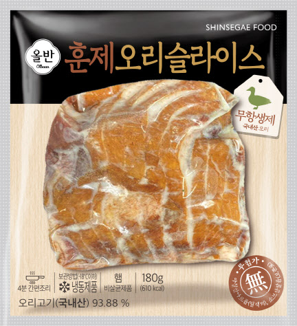 신세계푸드, 온라인몰 전용 간편식 '올반 훈제오리 슬라이스'