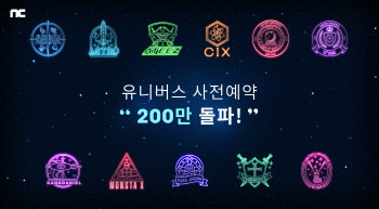 엔씨 ‘유니버스’, 강다니엘 다니티 등 팬덤 200만명 몰렸다
