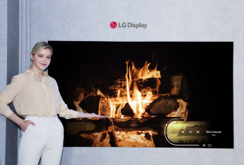 LGD, "더 완벽해진 OLED"공개…미니 LED TV 비교로 '전면승부'