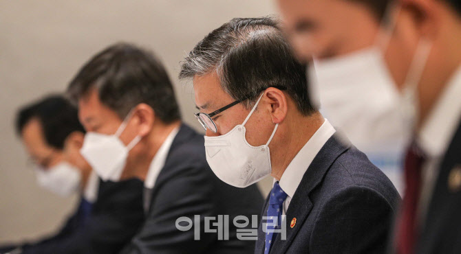 [포토]변창흠 장관, 부동산시장 점검 관계장관회의