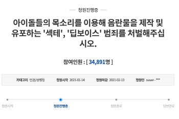'알페스' 이어 이번엔 '딥보이스' 논란…"아이돌 신음소리까지"