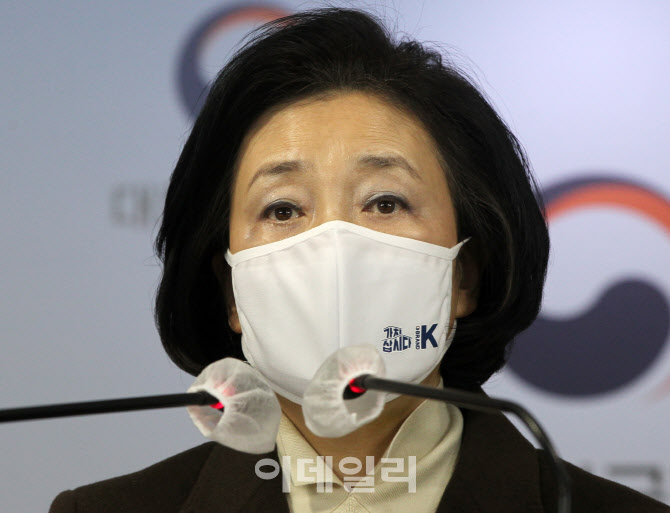 [포토] 서울시장 출마선언 임박한 박영선 중기부 장관