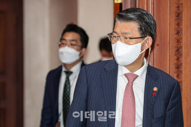 [포토] '혁신성장 BIG3 추진회의' 참석하는 은성수 위원장