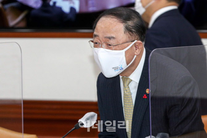 [포토] 홍남기,  BIG3 추진회의 참석