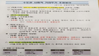 사회적 거리두기 연장 문서 유출자는 인천시청 공무원