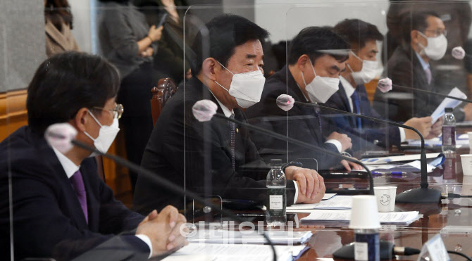 [포토] 김진표 국가경제자문회의 의장, K뉴딜 지원 발언