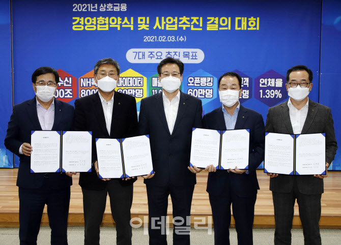 [포토] 농협상호금융, 경영협약 및 추진 결의대회