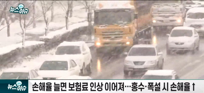 폭설에도 車보험 손해율↓..올해 보험료 인하될까?