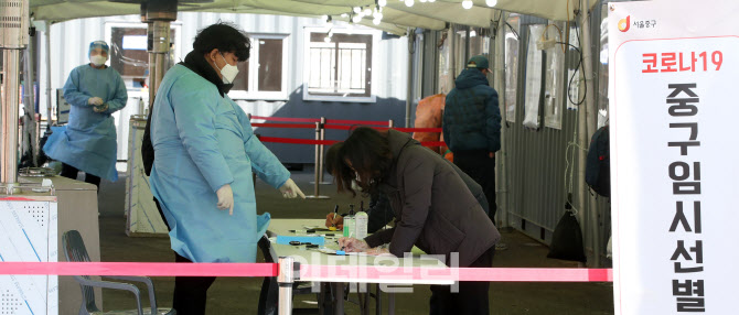 [포토]코로나 신규 확진자 621명, 거리두기 2.5단계 기준 넘어