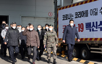 "코로나19 백신 수송 이상무"…軍 주도 백신 유통 모의훈련