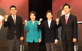 국민의힘 예비후보들 간담회 참석…安, 재개발 현장 방문