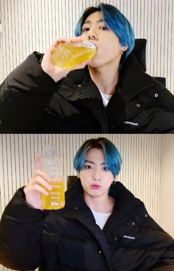 BTS 정국 네이버 V라이브 말 한마디에…‘콤부차’ 품절 대란