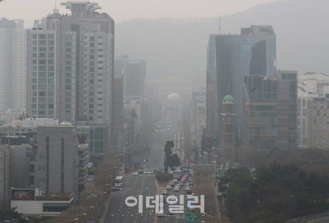 [포토]뿌연 도심