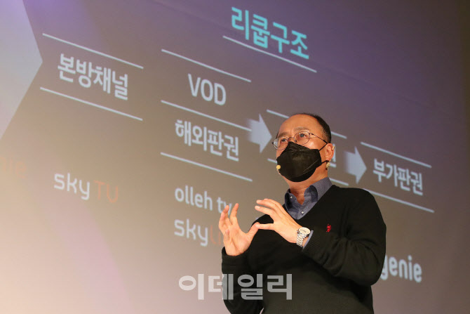 [포토]강국현 KT 커스머터부문장 사장의 발표