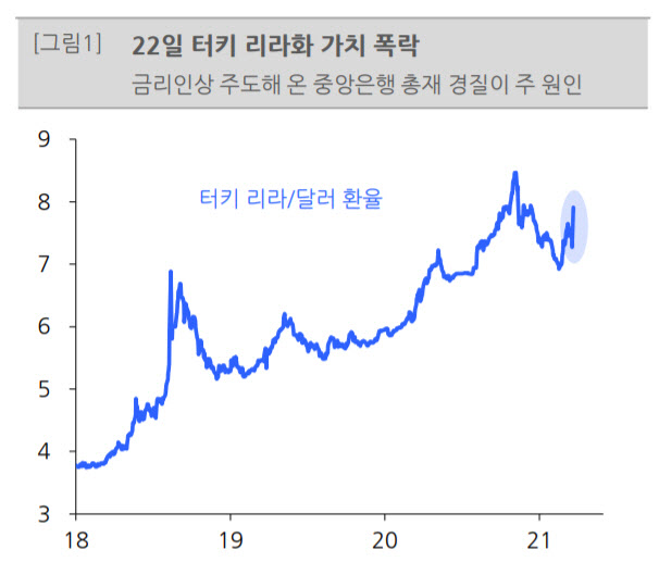 “터키 리라화 폭락, 3분기 신흥국 경제 뇌관 우려”