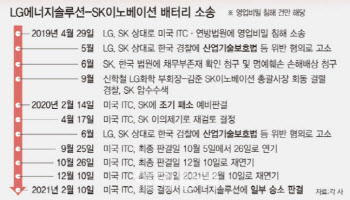 LG-SK 분쟁에 미소짓는 美..소송비용만 1兆 넘기나