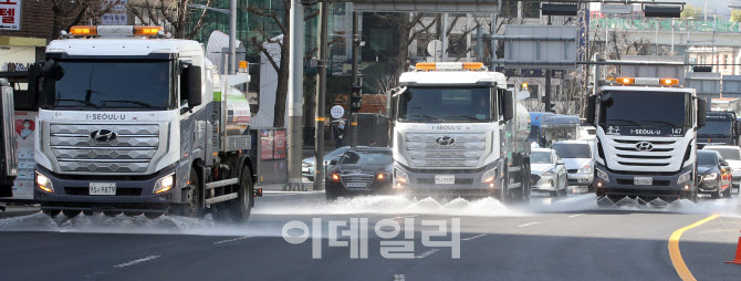 [포토]이틀째 황사·초미세먼지 공습