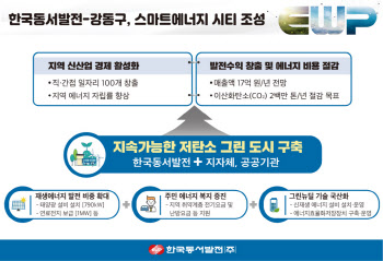 동서발전, 강동구와 스마트에너지시티 조성