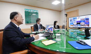 홍남기 "IMF, 그린·디지털경제 전환시 선도적 역할 나서야"