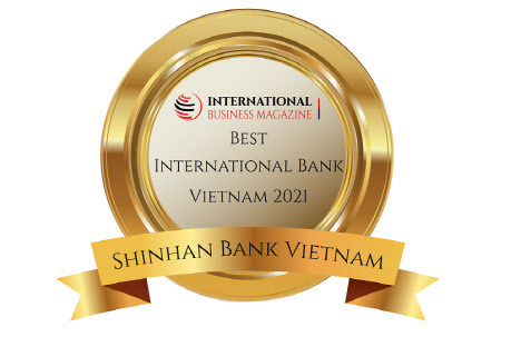신한베트남은행, 2년 연속 베트남 최우수 외국계은행상 수상