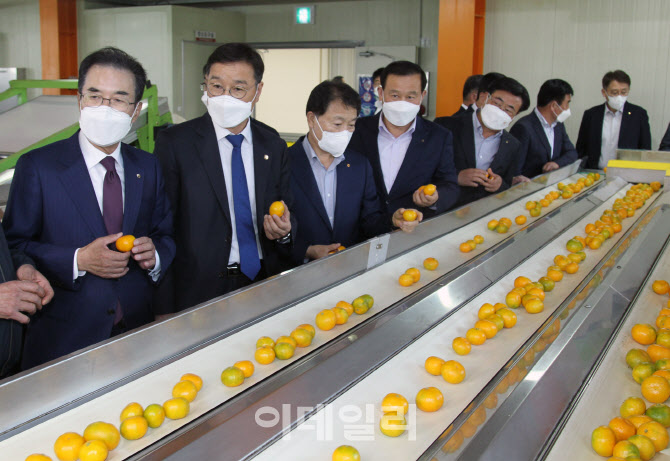 [포토] 이성희 농협회장, 남원농협APC 현장경영