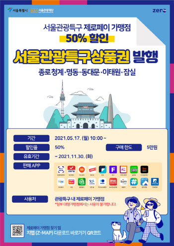 반값 상품권에 가수 홍보영상까지…서울시, '관광특구 살리기' 가동