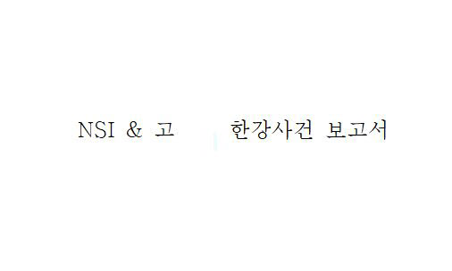 “정민 씨에 약물 주입”…온라인 퍼진 황당 ‘한강사건 보고서’