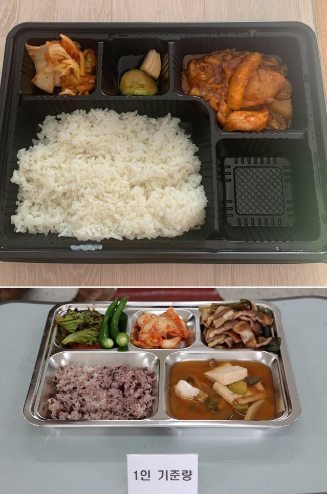 '부실급식' 폭로 육군 51사단, 야당 의원들에 ‘꽉 찬 식판’ 공개