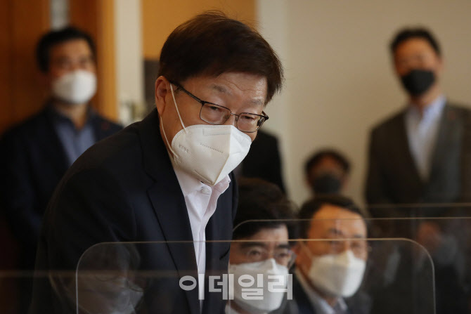 [포토] 부산엑스포 유치 간담회 인사말하는 김영주 위원장