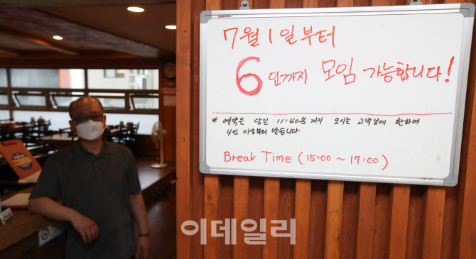 [포토]7월부터 새 거리두기 시행
