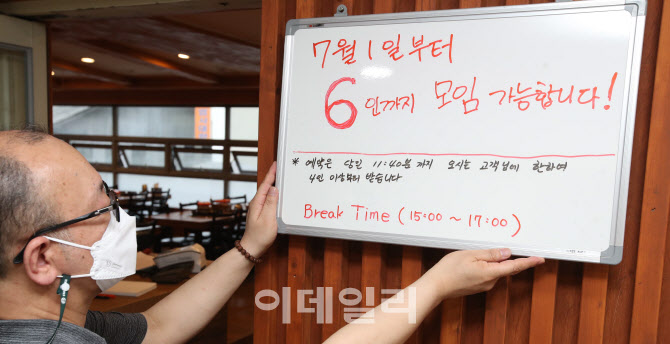 [포토]정부, 7월부터 간소화된 사회적 거리두기 체계 적용