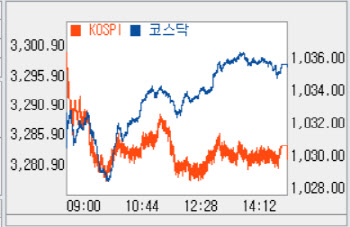 연중 종가 최고점 경신…‘1035.66’