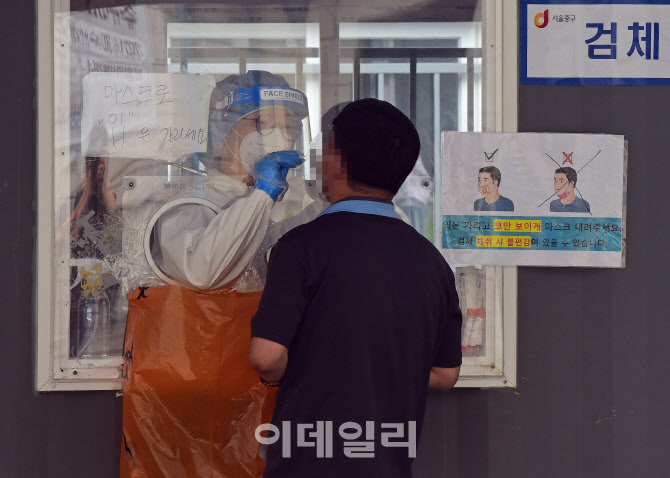 [포토]코로나19 신규 확진자 엿새 연속 1천 명대…3명 중 1명은 '델타 변이'