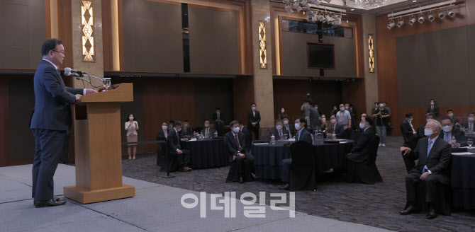 [포토]김부겸 총리, '2030 부산세계박람회 유치위원회 창립총회' 축사