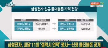 '갤폴드3' 가격 낮춘 삼성전자..'폴더블폰 대중화' 본격 시동