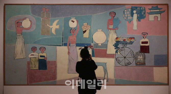 [포토]김환기 작가 '여인들과 항아리'