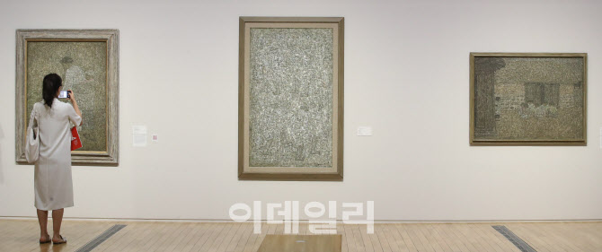 [포토]이건희컬렉션 특별전, 박수근 작가의 작품들