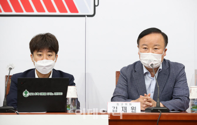 [포토]김재원 최고위원, '이재명 백제발언, 기본생각은 호남고립주의'