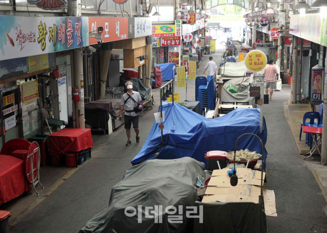 [포토] 한산한 재래시장