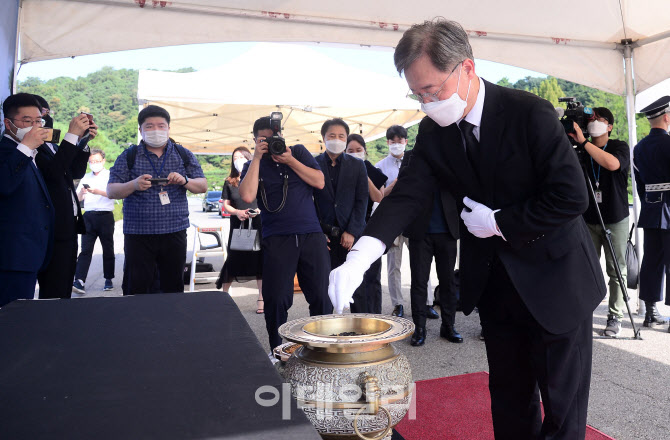 [포토]대선 예비후보로 공식일정 시작한 최재형 전 감사원장