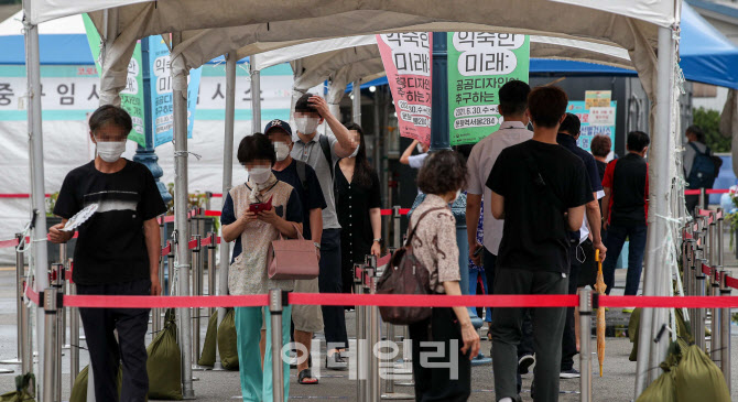[포토]코로나19 국내 발생 이후 첫 2천명대